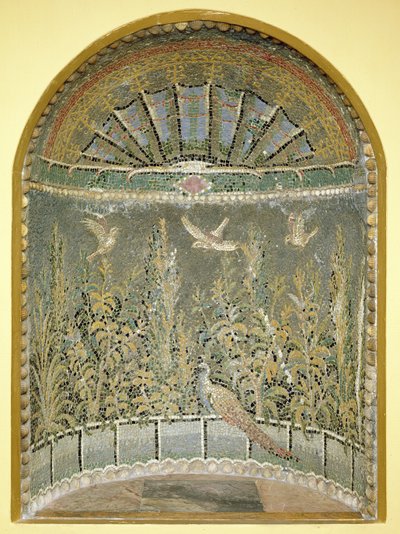 Roman Mosaic Fountain Niche by Roman